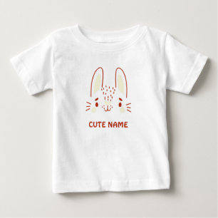 Camiseta Para Bebê Hoppy Day Bunny