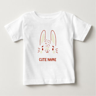 Camiseta Para Bebê Hoppy Day Bunny