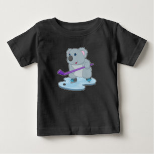Camiseta Para Bebê Hóquei em gelo da Koala