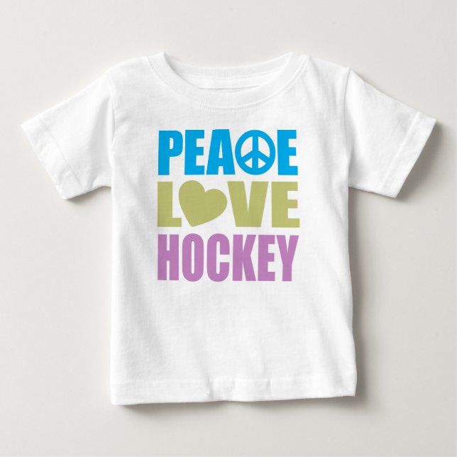 Camiseta Para Bebê Hóquei em Paz (Frente)