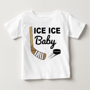 Camiseta Para Bebê Hóquei no Gelo