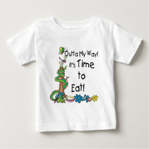 Camiseta Para Bebê Hora de Comer