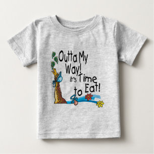 Camiseta Para Bebê Hora de Comer 2