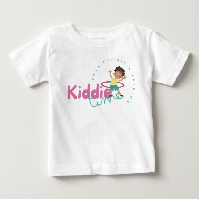 Camiseta Para Bebê Hora do bebê (Frente)