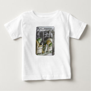 Camiseta Para Bebê Hora do sapo e do Chá