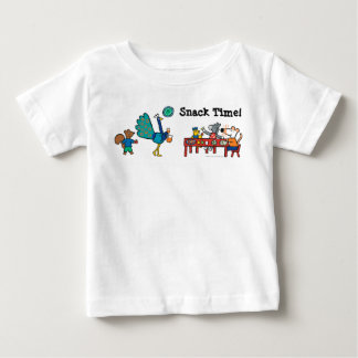 Camiseta Para Bebê Hora do snack da pré-escola Maisy and Friends