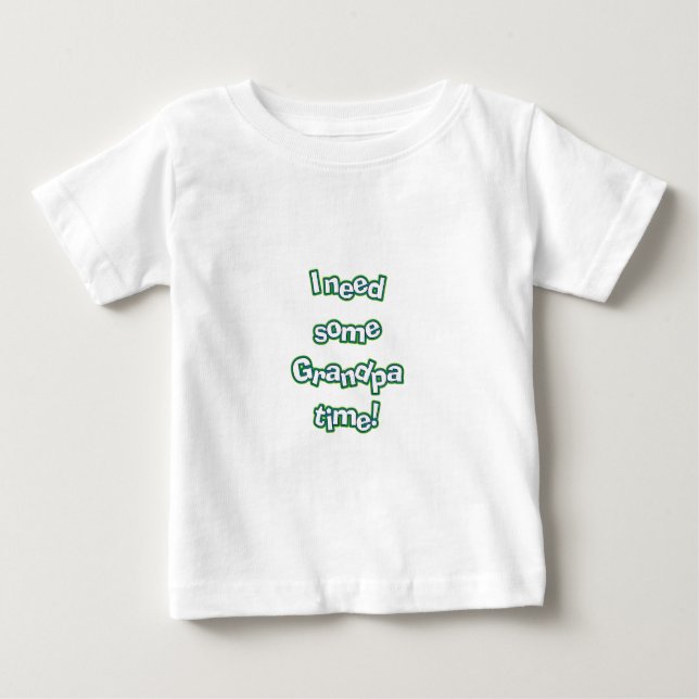 Camiseta Para Bebê Hora do vovô (Frente)