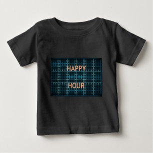Camiseta Para Bebê Hora feliz