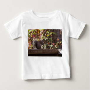 Camiseta Para Bebê Horário de Chow do Esquilo