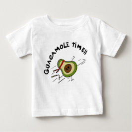 Camiseta Para Bebê Horário de Guacamole
