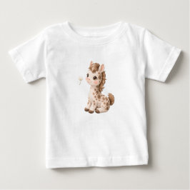 Camiseta Para Bebê Horse Baby T-Shirt – Cute Spotted & Striped Babies
