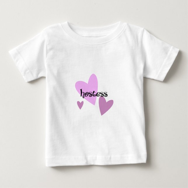 Camiseta Para Bebê Hostess (Frente)