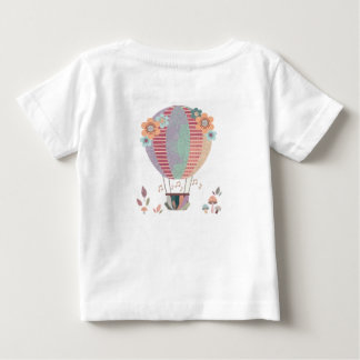 Camiseta Para Bebê Hot air balloon ride T-Shirt