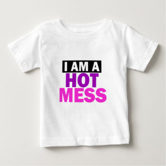 CAMISETA PARA BEBÊ HOT MESS