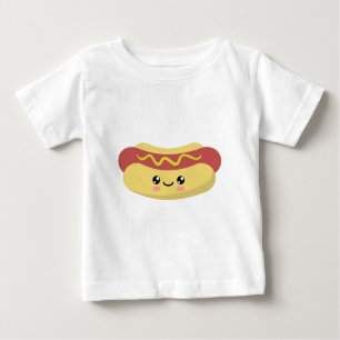 Camiseta Para Bebê Hotdog