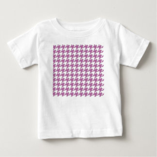 Camiseta Para Bebê houndstooth bodacious e branco
