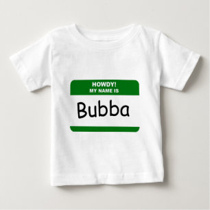 Camiseta Para Bebê HOWDY! MEU NOME É t-shirt, bonés & roupa de Bubb