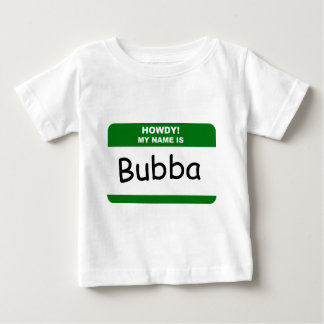 Camiseta Para Bebê HOWDY! MEU NOME É t-shirt, bonés & roupa de Bubba