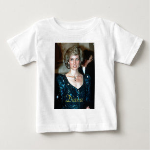 Camiseta Para Bebê HRH Princesa Diana Viena 1986
