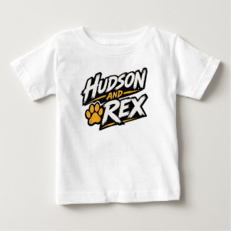 Camiseta Para Bebê Hudson e Rex