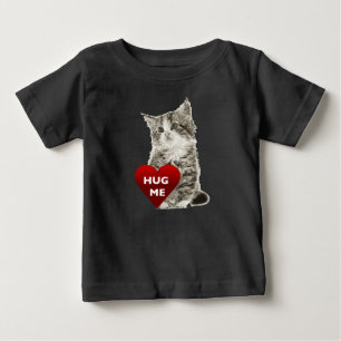 Camiseta Para Bebê Hug Me - Baby Fine Jersey T-Shirt