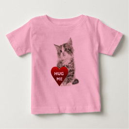 Camiseta Para Bebê Hug Me - Baby Fine Jersey T-Shirt