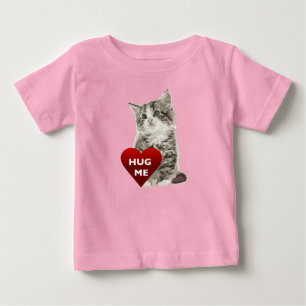 Camiseta Para Bebê Hug Me - Baby Fine Jersey T-Shirt