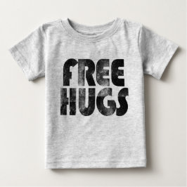 Camiseta Para Bebê Hugs Gratuitos