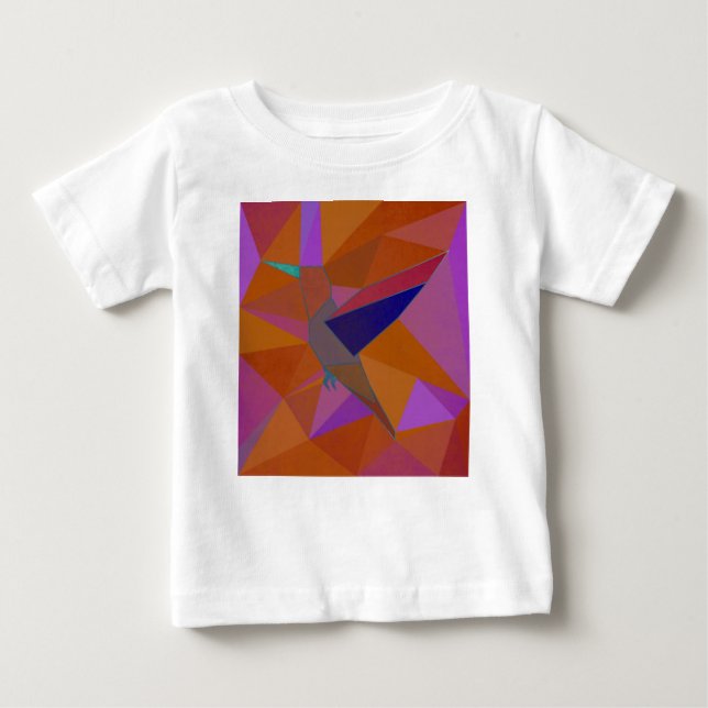 Camiseta Para Bebê Hummingbird (Frente)