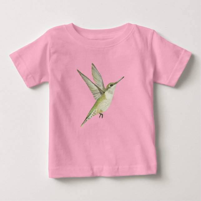 Camiseta Para Bebê Hummingbird Baby T-Shirt (Frente)