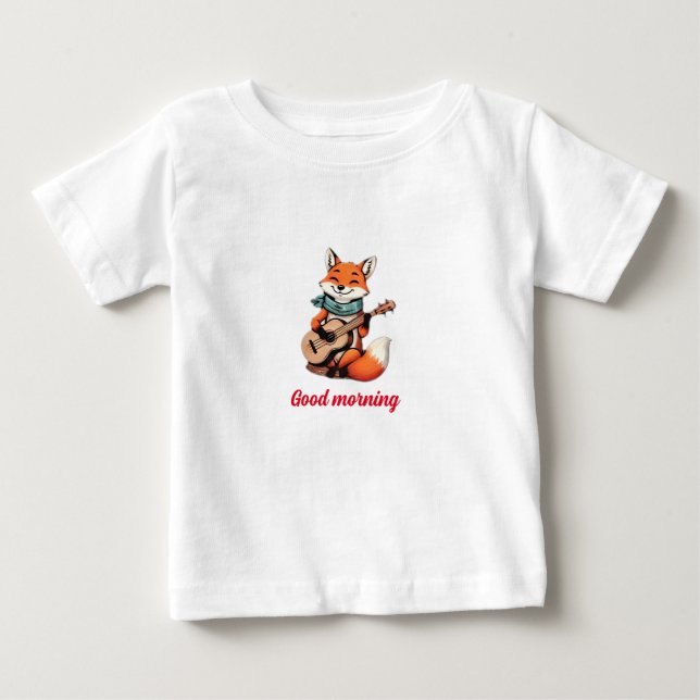 Camiseta Para Bebê Humor animal (Frente)