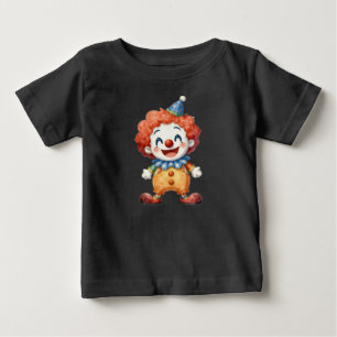 Camiseta Para Bebê Humor de Circo de Palhaço