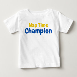 Camiseta Para Bebê Humor Divertido do Sono do Bebê