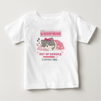 Camiseta Para Bebê humor do sono