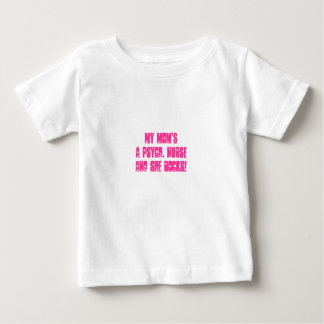 Camiseta Para Bebê Humor psiquiátrica do Enfermeira-miúdo