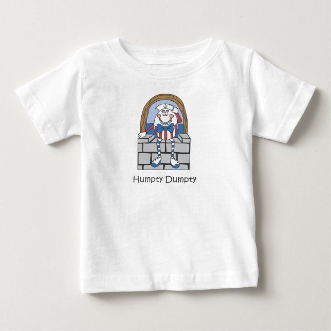 Camiseta Para Bebê Humpty Dumpty (Frente)