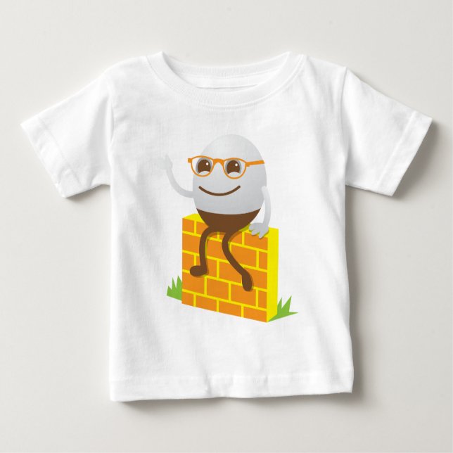 Camiseta Para Bebê Humpty Dumpty (Frente)