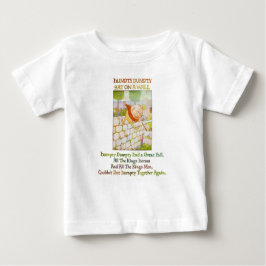 Camiseta Para Bebê HUMPTY DUMPTY - Rhymes para cretinos