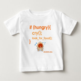 Camiseta Para Bebê Hungry Baby