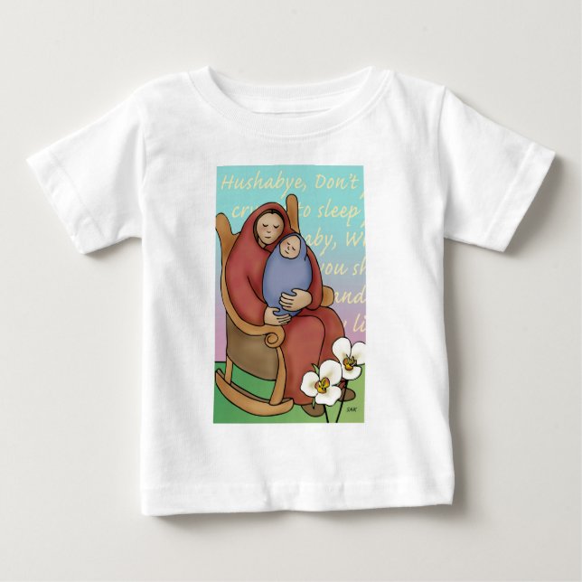 Camiseta Para Bebê Hushabye Mama (Frente)