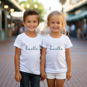 Camiseta Para Bebê Hustle - Mantenha-Se Focado, Mantenha-Se Orientado