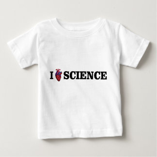 Camiseta Para Bebê I Heart Science