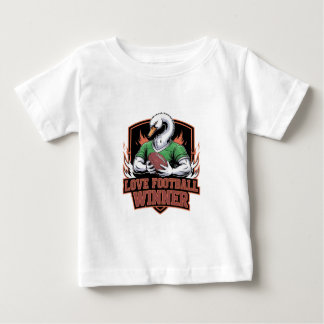 Camiseta Para Bebê I love football