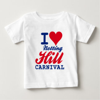CAMISETA PARA BEBÊ I LOVE NOTTING HILL CARNIVAL