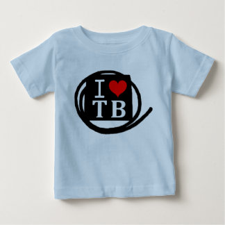 Camiseta Para Bebê I LOVE TB Baby T-Shirt (5 Color)