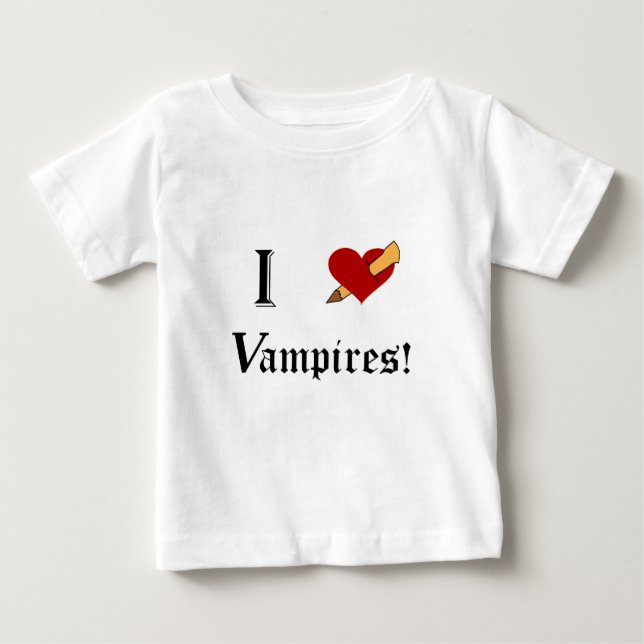Camiseta Para Bebê I Slay Vampires (Frente)