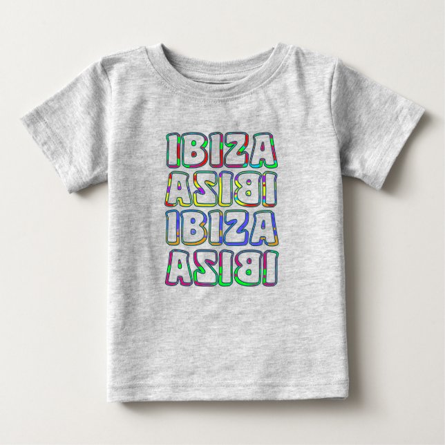 Camiseta Para Bebê ibiza (Frente)