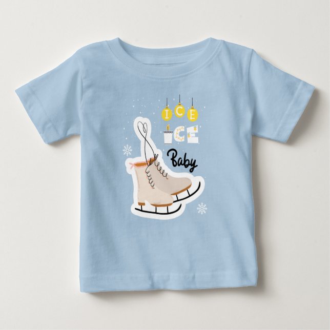 CAMISETA PARA BEBÊ ICE ICE BABY (Frente)