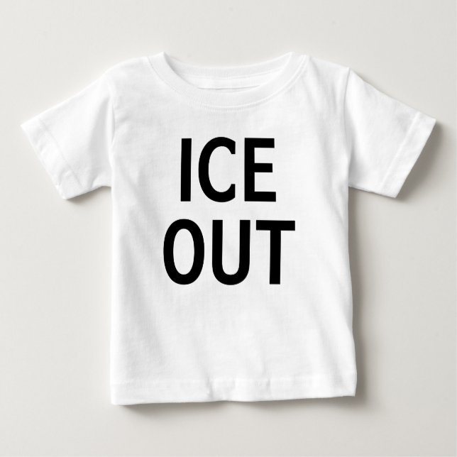 Camiseta Para Bebê Ice Out (Frente)