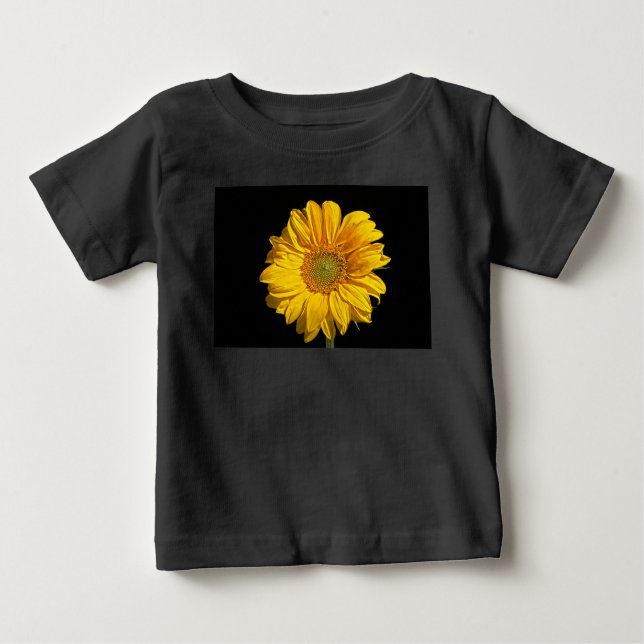 Camiseta Para Bebê icna girassol (Frente)